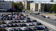 Car loses control and plows into a group of people on the roadside