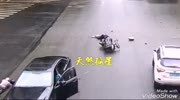 Hit and run over in China