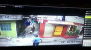 Sick Man Attacks Police with Knife