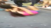 Brazilian g1rls fight near a local mall