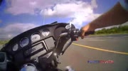 Motorcycle Cop Hits Cone at 90 MPH