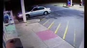 Black steals a car and runs over the owner