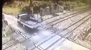 Train comes in a right moment