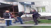 Street fight with a cops