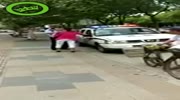 Police arrest Chinese style.