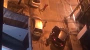 Thug throws a Molotov cocktail into a car burning 2 rivals inside