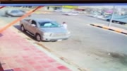 Man standing near his car gets crushed by a lost control car