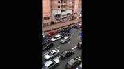 Ukrainian military intelligence colonel killed in car explosion in Kiev (another angle)