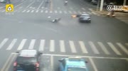 Rider gets killed on a crossroad
