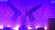 The moment stage props collapsed on Marilyn Manson during concert