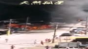 EXACT MOMENT OF BURNING TRUCK CRASHING INTO A CAR. (FULL VIDEO)
