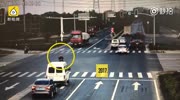 Rider gets run over by a tanker truck