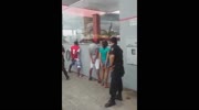 Cop giving gir-l a nice warm cup