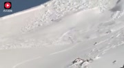 Avalanche buries a man