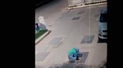 Petrol pump employee gets run over
