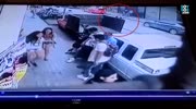 Assassins open fire at the night club entrance killing one and injuring seven