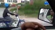 Riding with a boner