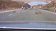 Dash-cam Footage of Motorcar Accident!