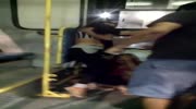 Girl gets slapped for robbing a bus passenger attempt
