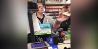 Mature store employee is high on heroin