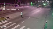 Speeding rider kills a man and dies on spot