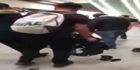 Mexican ladies fight in the mall