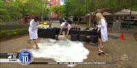 Australian TV Host almost killed by Exploding Coke Bottle