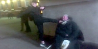 Scumbag Kicks Homeless Guy in the Face
