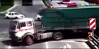 MOTORCYCLE VS TRUCK