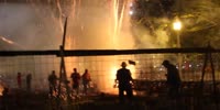 22 burned and injured during fireworks party