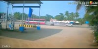 Scooter rammed from behind