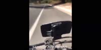 Biker films his crash + hospital footage