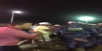 Cops beat drunk festival visitors
