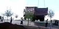 DAMN! Truck Crushes Workers