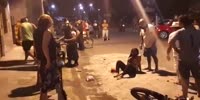 Driver is beaten for breaking a girls leg