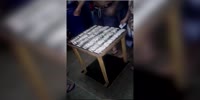 Cocaine party in Brazilian prison