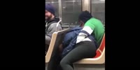 Junkie gets a blowjob in a moving train