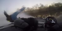 Cool bass boat accident