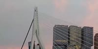 Bizarre skateboard stunt on bridge (gone wrong) in Rotterdam
