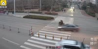 Elderly Woman struck by Motorbike and Vehicle in crosswalk!