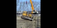 Epic Crane Accident