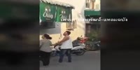 Vegetable store owner shoots a man in a belly while an argue