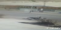 Cyclist thrown in the air like ragdoll