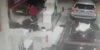 "Slicker than Greased Owl Poo!" ( Petrol stop employee loses his footing! )