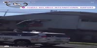 Bus thief breaks his ankle