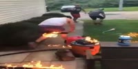 Redneck Flamethrower with gas