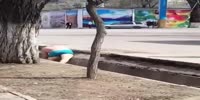 Psycho gets knocked for attacking random cars