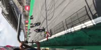 Not fatal bike racing accident