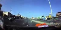 Ass naked monk hit by car