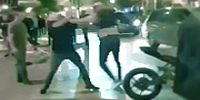 HAHA: Drunk Idiot Picks Fight with the Wrong Biker
